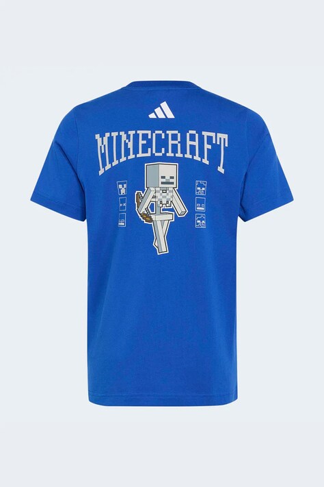 adidas T-shirt dziecięcy bawełniany MINECRAFT niebieski KH3201