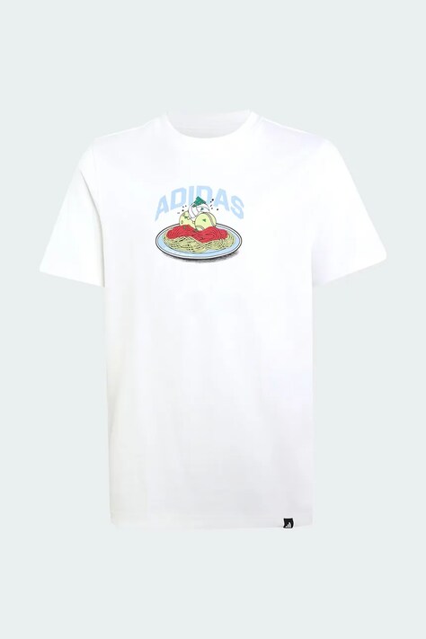 adidas Tricou pentru copii, din bumbac alb KE1615