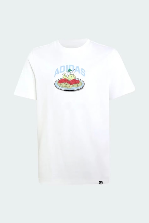 adidas Tricou pentru copii, din bumbac alb KE1615