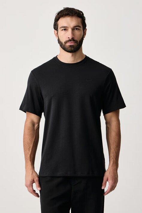 Nike T-shirt sportowy męski z bawełną Primary Dri-FIT czarny DV9831.010