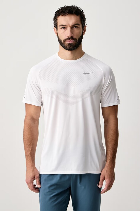 Nike T-shirt sportowy męski Stride Dri-FIT ADV biały HV5203.100