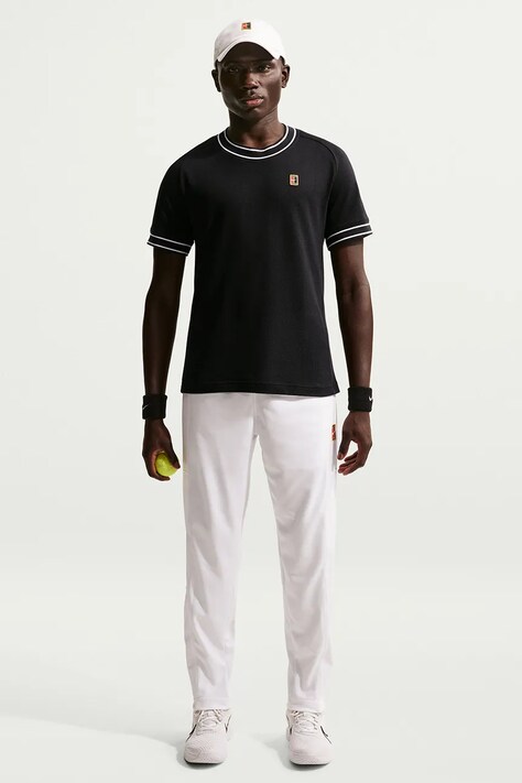 Nike Sportswear T-shirt treningowy męski NikeCourt Heritage czarny FN0318.010