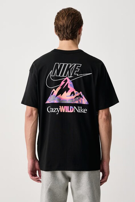 Nike Sportswear T-shirt ανδρικό βαμβακερό μαύρο IM5670.010