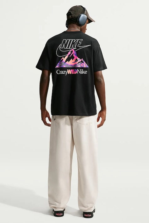 Nike Sportswear T-shirt męski bawełniany czarny IM5670.010