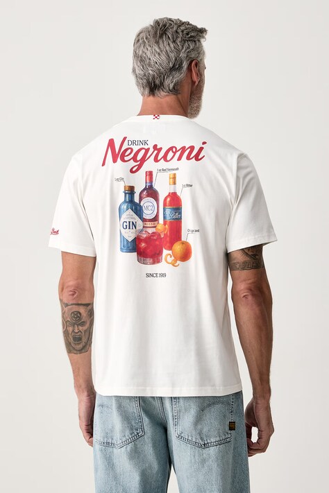 MC2 Saint Barth T-shirt damski bawełniany biały ARN0001
