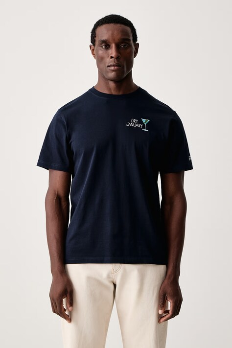 MC2 Saint Barth T-shirt damski bawełniany granatowy ARN0001