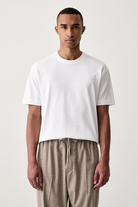Marc O'Polo T-shirt męski bawełniany biały 5000012930