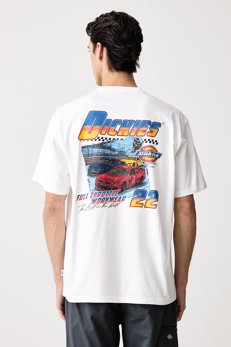 Dickies T-shirt męski bawełniany biały DK0A8CD30WH1