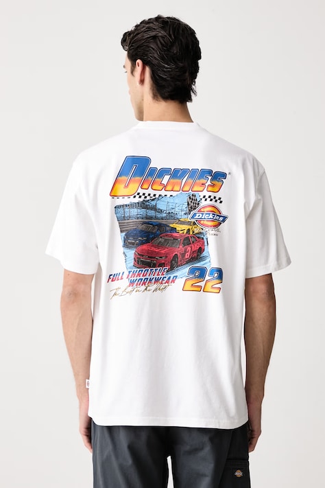 Dickies T-shirt męski bawełniany biały DK0A8CD30WH1