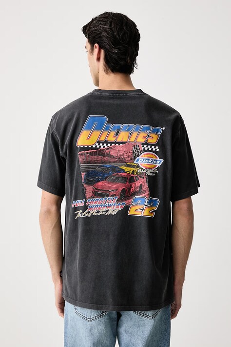 Dickies T-shirt męski bawełniany czarny DK0A8CD3BLK1