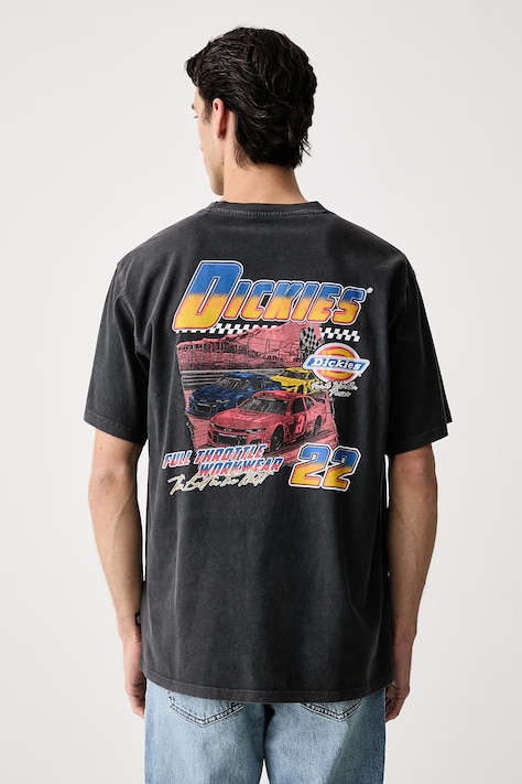 Dickies T-shirt męski bawełniany czarny DK0A8CD3BLK1