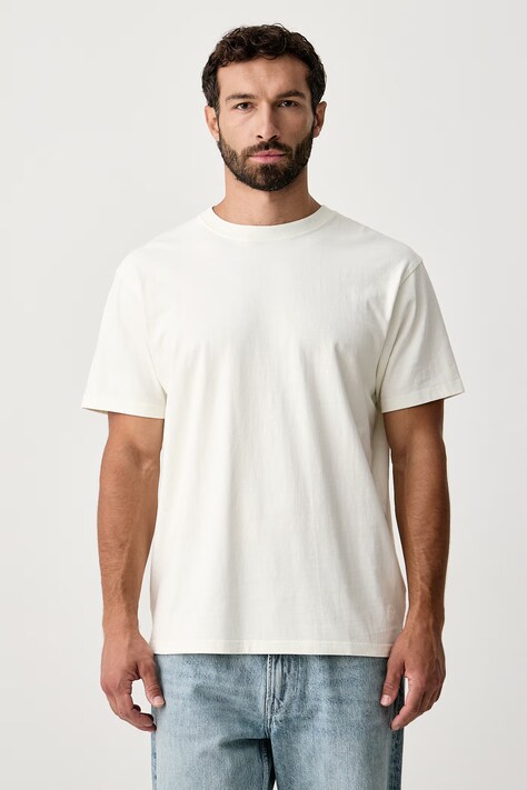 Hurley T-shirt męski bawełniany Craft Bowl beżowy MTSEUCR0006