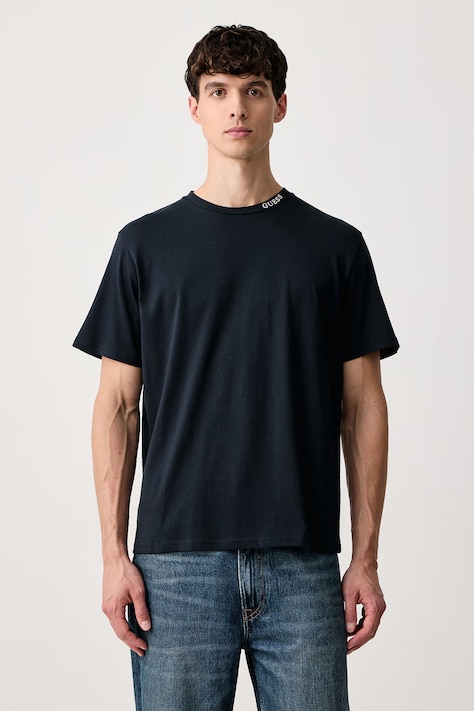 Guess T-shirt ανδρικό βαμβακερό JOSEPH σκούρο μπλε Z6BI09 K6555