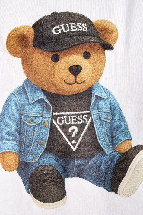 Guess T-shirt męski bawełniany biały M6BI64 K6573