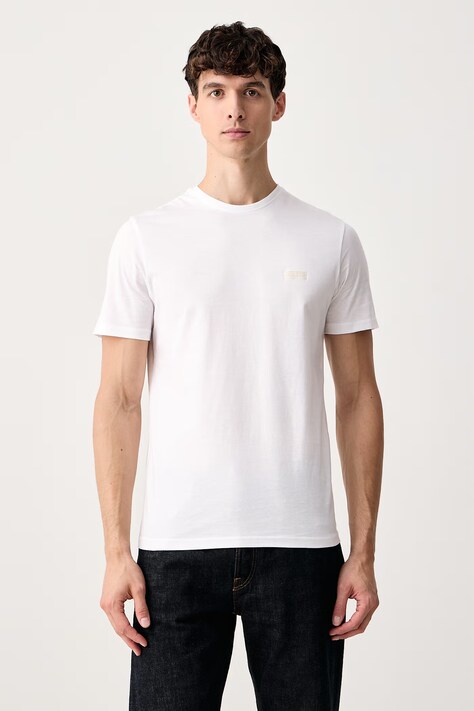 Guess T-shirt ανδρικό βαμβακερό λευκό M6BI43 K6180
