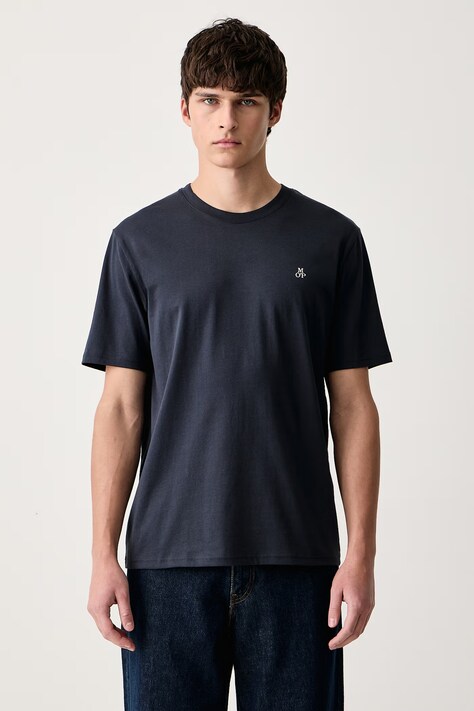 Marc O'Polo T-shirt męski bawełniany 2-pack granatowy 5000012652