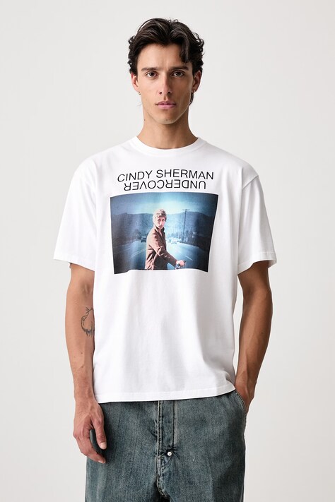 Undercover T-shirt bawełniany męski biały UC2F4814.2
