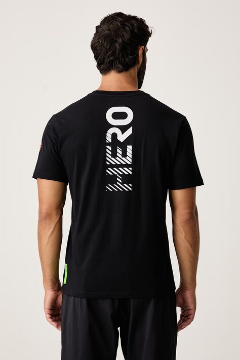 Rossignol T-shirt męski bawełniany HERO czarny RLPMY01