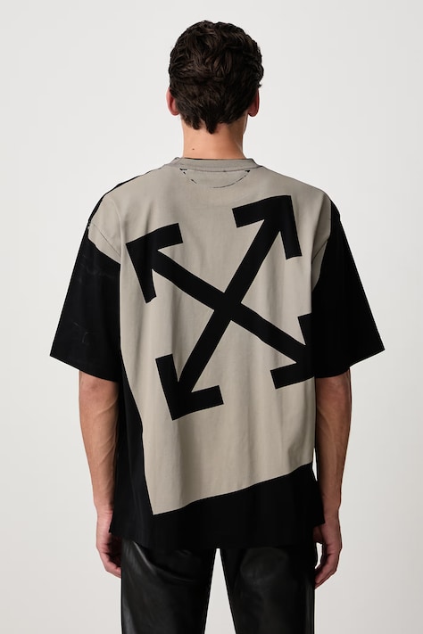 Off-White Negative Arrow Skate t-shirt cotton men's black 44MAA120F26J01C001
