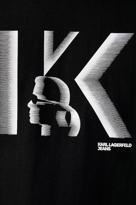 Karl Lagerfeld Jeans футболка чоловіча бавовняна — AW26-TSMZ0T, чорний — фото 5
