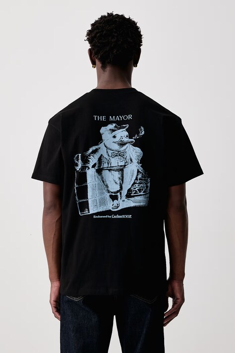 Carhartt WIP Vote T-Shirt męski bawełniany czarny I037269