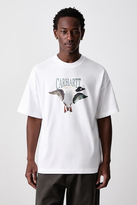Carhartt WIP Pennon T-Shirt bawełniany męski biały I037261