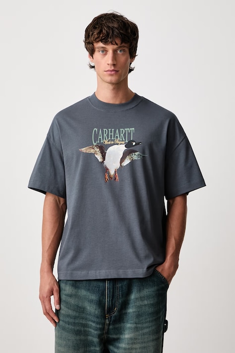 Carhartt WIP Pennon T-Shirt in cotone da uomo rosa I037261