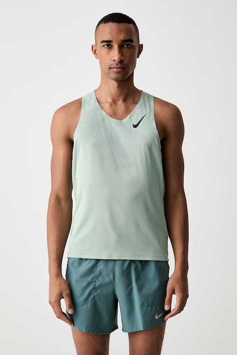 Nike top sportowy męski AeroSwift zielony FN4231.006