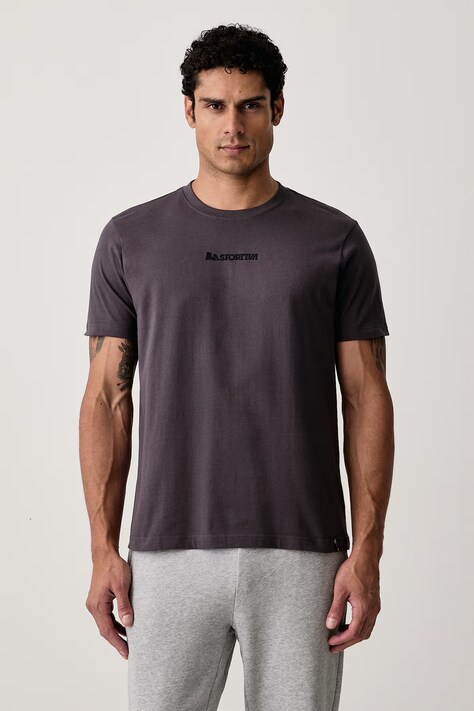 La Sportiva T-shirt męski bawełniany Eighties Logo szary ZACT246
