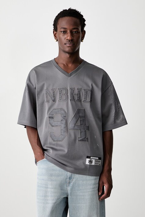 Neighborhood T-shirt męski szary 261FPNH.CSM10