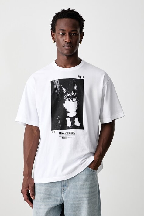 Neighborhood T-shirt bawełniany damski biały 261PCNON.ST02