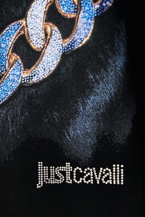 Just Cavalli футболка чоловіча бавовняна — AW26-TSMZ3B, чорний — фото 4