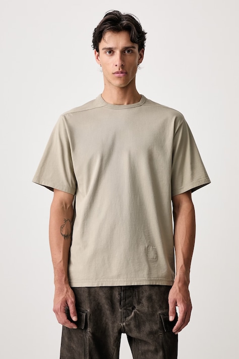 Rick Owens DRKSHDW Brad tričko bavlnené pánske béžové DU02F6254 RNP