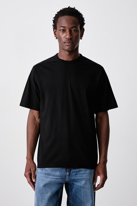 Rick Owens DRKSHDW Brad tričko bavlnené pánske čierne DU02F6254 RNP