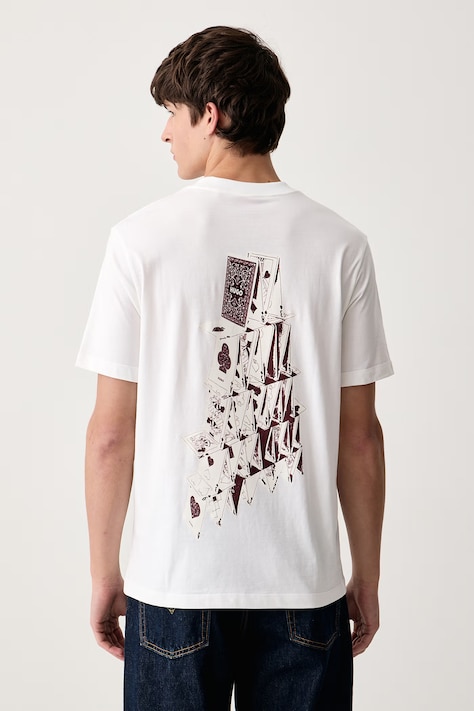 HUGO Tricou pentru bărbați din bumbac Doudi alb 50568720