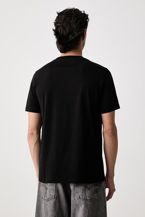 Karl Lagerfeld футболка чоловіча бавовняна — AW26-TSMZ5L, чорний — фото 3