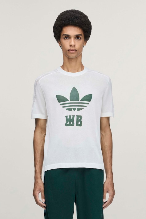 adidas Originals X Wales Bonner t-shirt with cotton Men's beige HY5017