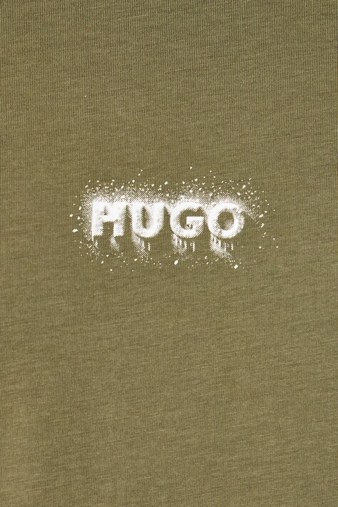HUGO Blue футболка чоловіча бавовняна Nodar — AW26-TSMZ5R, зелений — фото 5