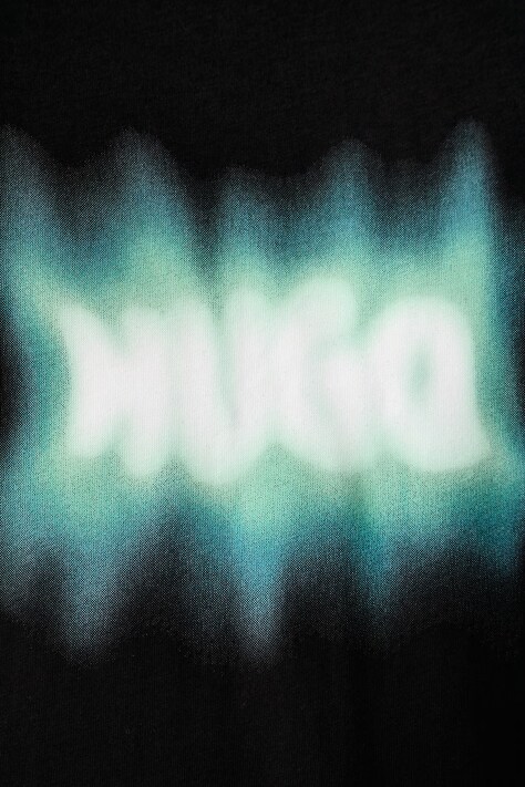 HUGO Blue футболка чоловіча бавовняна Nuiden — фото 5