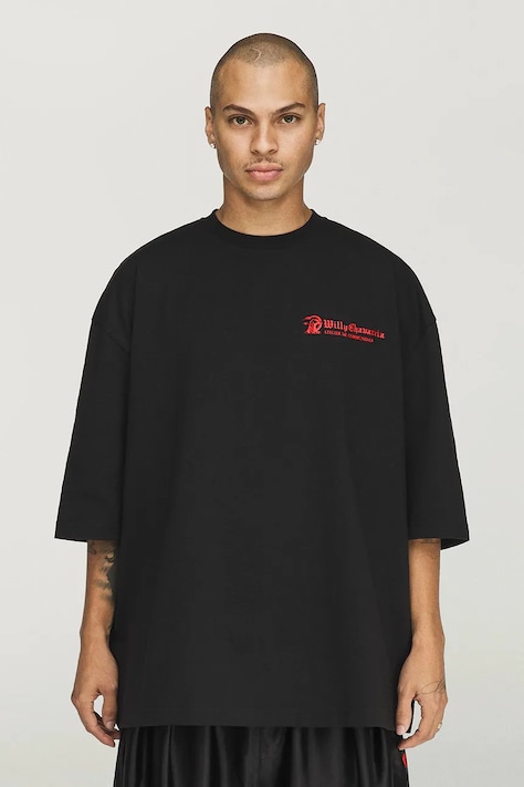 adidas Originals X Willy Chavarria t-shirt cotton Men's black LC8135