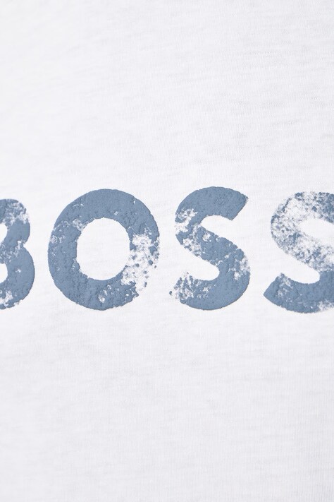 BOSS Orange T-shirt męski bawełniany Te_Effect biały 50571286