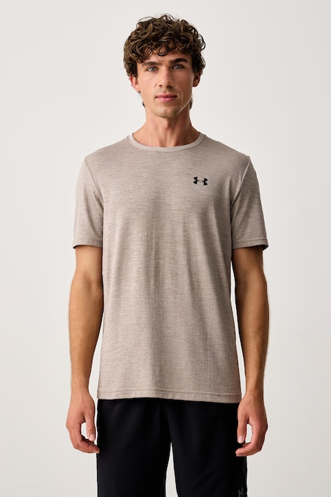 Under Armour T-shirt treningowy męski Vanish beżowy 6010591.203