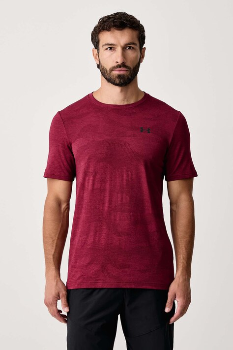 Under Armour T-shirt treningowy męski Vanish bordowy 6010589.625