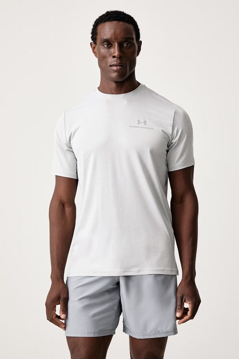Under Armour T-shirt treningowy męski Rush Energy szary 1383973.011