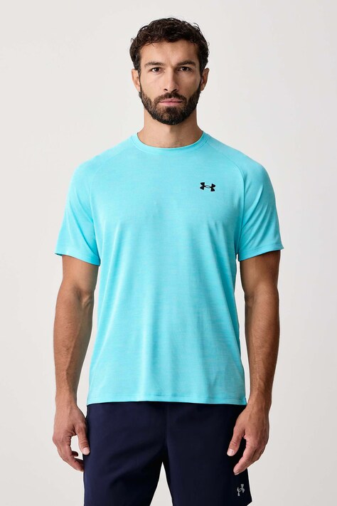 Under Armour T-shirt treningowy męski Tech Textured niebieski 1382796.481