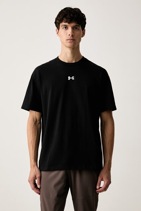 Under Armour T-shirt męski z bawełną czarny 6013618