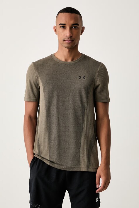 Under Armour t-shirt γυμναστικής ανδρικό Vanish Seamless μπεζ 6011611