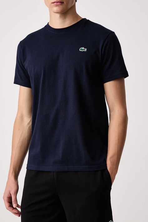 Lacoste T-shirt męski z bawełną granatowy TH6655