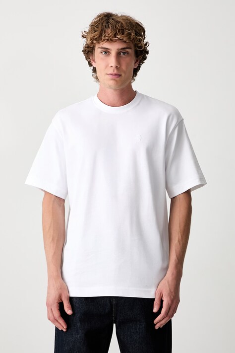 On Club Collective t-shirt in cotone da uomo bianca 1MG10710069