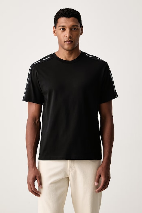 Calvin Klein Jeans tričko pánské bavlněné černé LV04RH201G